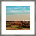 The Wakarusa River Valley Framed Print