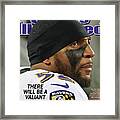 There Will Be A Valiant Last Stand Super Bowl Xlvii Preview Sports Illustrated Cover Framed Print