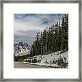 A Mountain At The End Of The Road, North Cascades National Park, Washington Framed Print