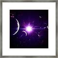 Though Jovian Planets May Be Composed Framed Print