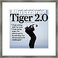 Tiger Woods, 2007 Buick Invitational Practice Round Sports Illustrated Cover Framed Print