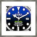 Time Piece Rolex Deepsea Sea Dweller 20191011 Painterly Framed Print