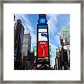 Times Square Framed Print