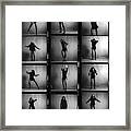 Tina Turner Contact Sheet Framed Print