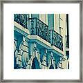 Tinted Buildings Framed Print