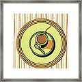 Tiny Cup Of Coffee And Saucer Framed Print