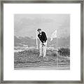 Tom Watson Putting From The Rough Framed Print
