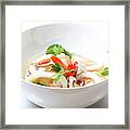 Tom Yum Goong, Hot And Sour Soup Framed Print