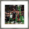 Toronto Raptors V Boston Celtics Framed Print
