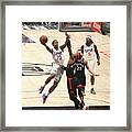 Toronto Raptors V Los Angeles Clippers Framed Print