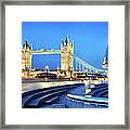 Tower Bridge In London Framed Print