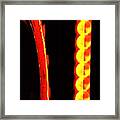 Tractor Tire Framed Print