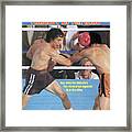 Tragedy In The Ring Ray Mancinni Delivers The Final Blow Sports Illustrated Cover Framed Print
