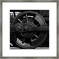 Train Wheel Framed Print