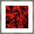 Transitions With Red And Black Framed Print