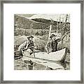 Trapping In The Adirondacks By Winslow Homer1870 Framed Print