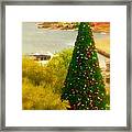 Tree Lights Framed Print