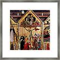Triptych With The Crucifixion Framed Print