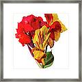 Tropical Bouquet Framed Print