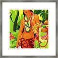 Tropical Woman Framed Print