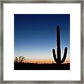 Tucson Sunset Framed Print