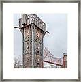 Tulsas Gathering Place Playground Castle Framed Print