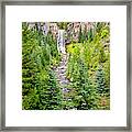 Tumalo Falls, Art, Pine Trees, Oregon, Bend, Wall Art, Framed Art Prints Landscapes, Framed Print