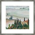Tuscan Mist Framed Print