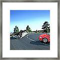 Two Cars Crashed In The Countryside Framed Print