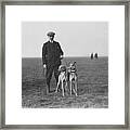 Two Greyhounds Framed Print