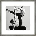 Two Men Dance Framed Print
