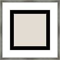 Two Tone Blank And Tan For Home Decor Framed Print