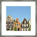 Typical Canal Houses, Amsterdam, The Framed Print