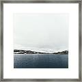 Typical Norwegian Landscape With Clear Framed Print