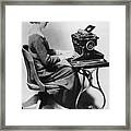 Typing 1873 Framed Print