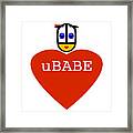 Ubabe Love Framed Print