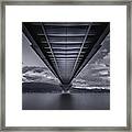 Under The Deck Framed Print