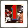 University Of Alabama Coach Paul Bear Bryant And Qb Gary Sports Illustrated Cover Framed Print