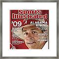 University Of Alabama Head Coach Nick Saban Sports Illustrated Cover Framed Print