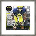University Of Michigan Jabrill Peppers, 2016 College Sports Illustrated Cover Framed Print