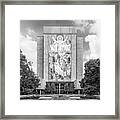 University Of Notre Dame Hesburgh Library Framed Print