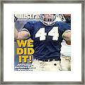 University Of Notre Dame Jim Flanigan Sports Illustrated Cover Framed Print