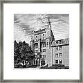University Of Notre Dame Morrissey Hall Framed Print
