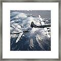 U.s. Air Force B-47e Stratojet And Kc-97g Framed Print