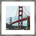 Usa, California, San Francisco, Golden Framed Print