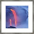 Usa, Hawaii, Big Island, Volcanoes Np Framed Print