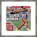Usa Jackie Joyner-kersee, 1987 Iaaf Athletics World Sports Illustrated Cover Framed Print
