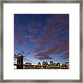 Usa, New York City, Brooklyn Bridge And Framed Print