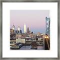 Usa, Pennsylvania, Philadelphia, View Framed Print