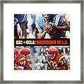 Usc Vs Ucla Preview Sports Illustrated Cover Framed Print